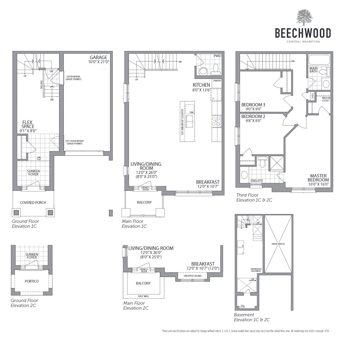 Beechwood The Elgin Floor Plans and Pricing