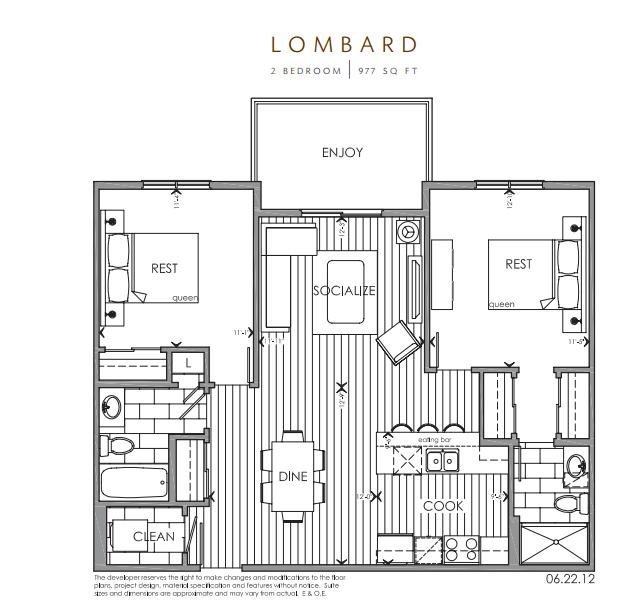 Elan Condominiums Lombard Floor Plan, Edmonton AB Livabl