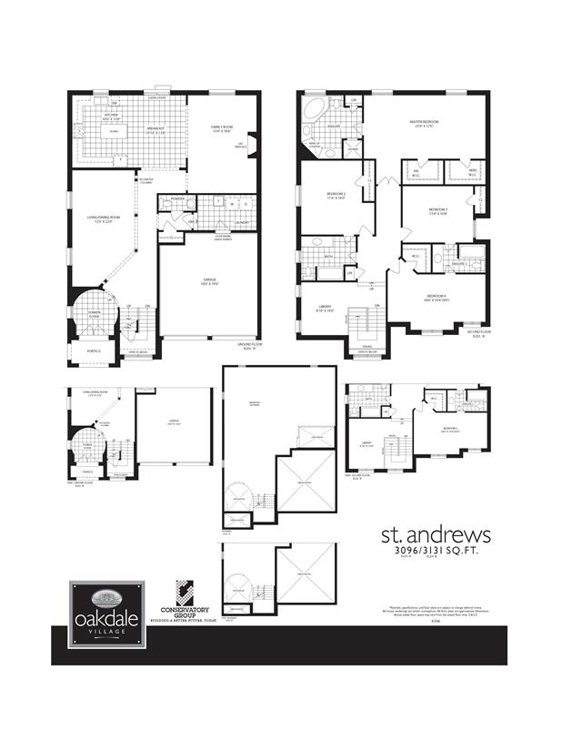 Oakdale Village St. Andrews Floor Plan, Toronto ON Livabl