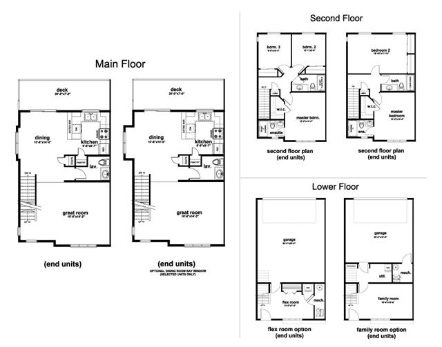Radiance in Eaux Claires End Unit Floor Plan, Edmonton AB Livabl
