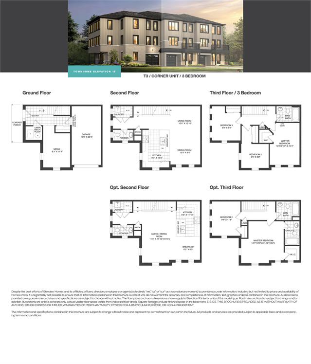 Liv Towns in Monahan Landing The Redwood Floor Plan, Ottawa ON Livabl