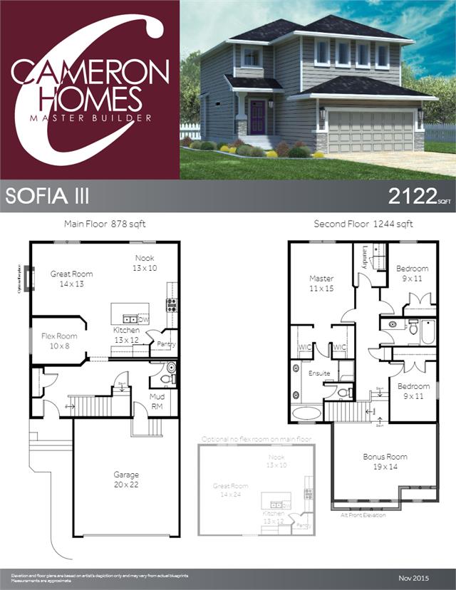 Keswick on the River Sofia III Floor Plan, Edmonton AB Livabl