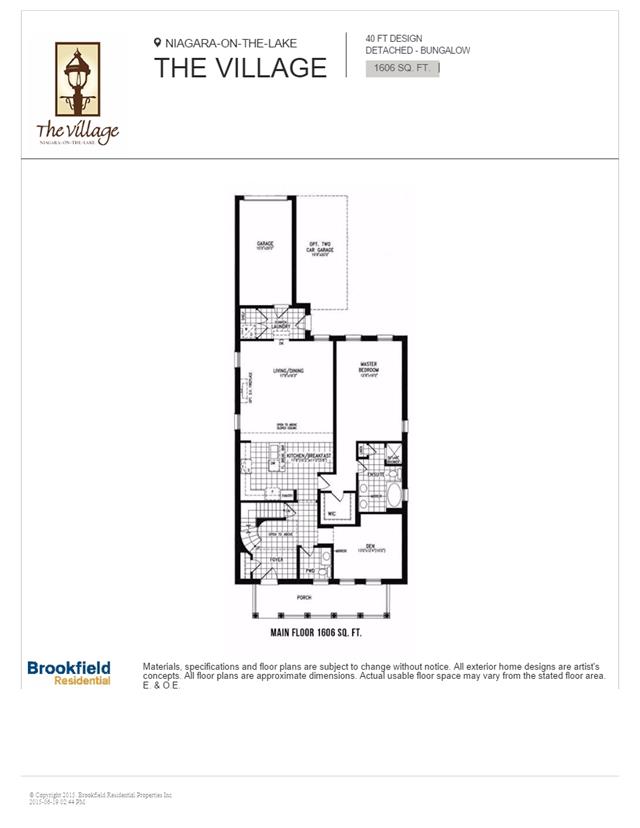 Residence Merritt A Lot 133 at The Village by Brookfield Homes in