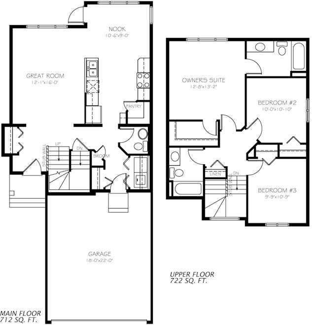 Walker Lakes Calabrese Floor Plan, Edmonton AB Livabl