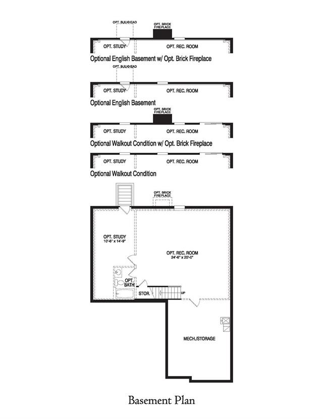 Kendall floor plan at Legacy Farms in Hopkinton, MA