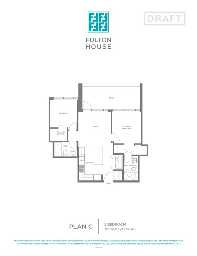 Fulton House Plan C Floor Plan, Burnaby BC Livabl