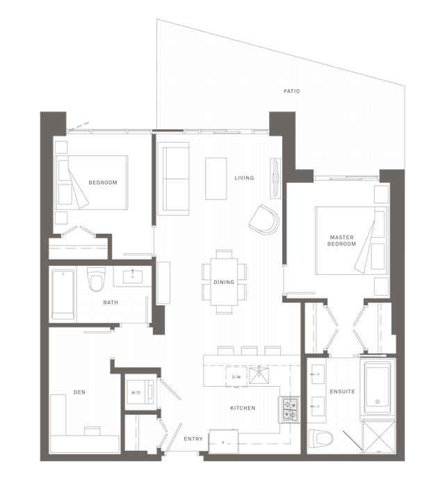 E7 floor plan at The Residences at Lynn Valley in North Vancouver, BC