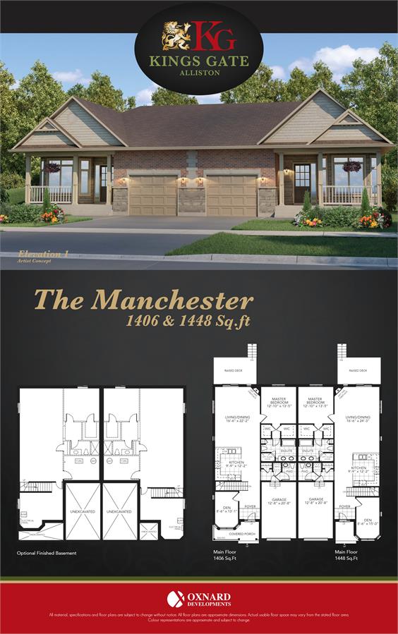 Kings Gate Phase 1 The Manchester Floor Plans and Pricing
