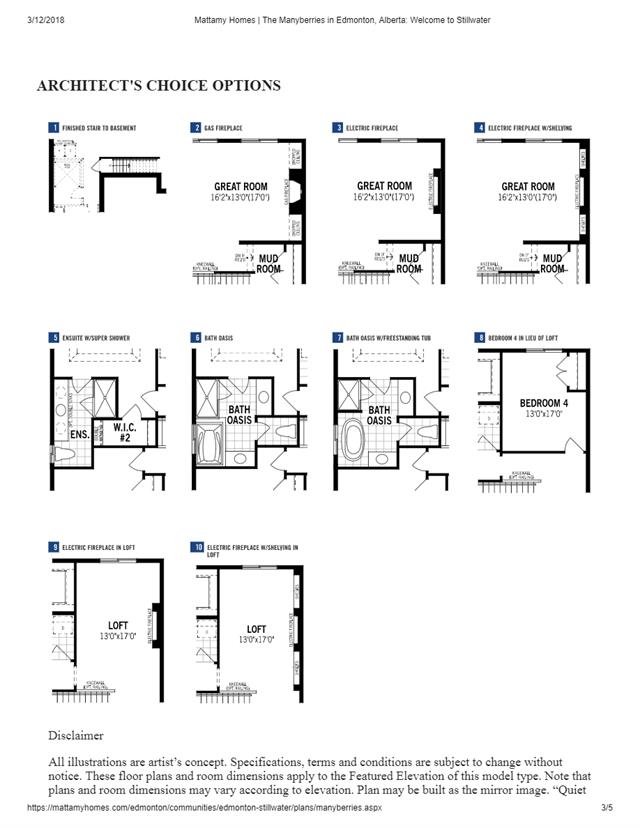Stillwater by Mattamy Homes Manyberries Floor Plan, Edmonton AB Livabl