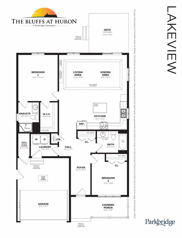 The Bluffs at Huron Lakeview Floor Plan, AshfieldColborneWawanosh