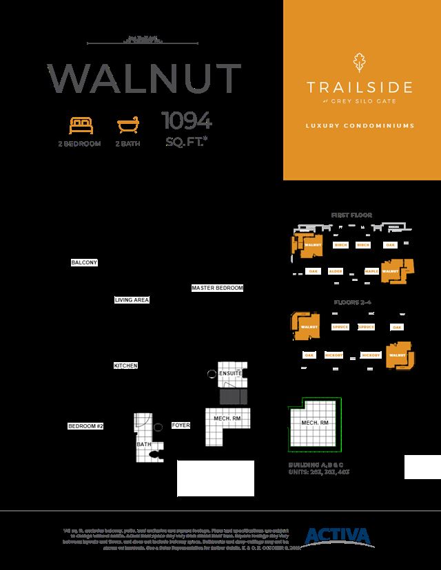 Residence B307 at Trailside at Grey Silo Gate in Waterloo, ON