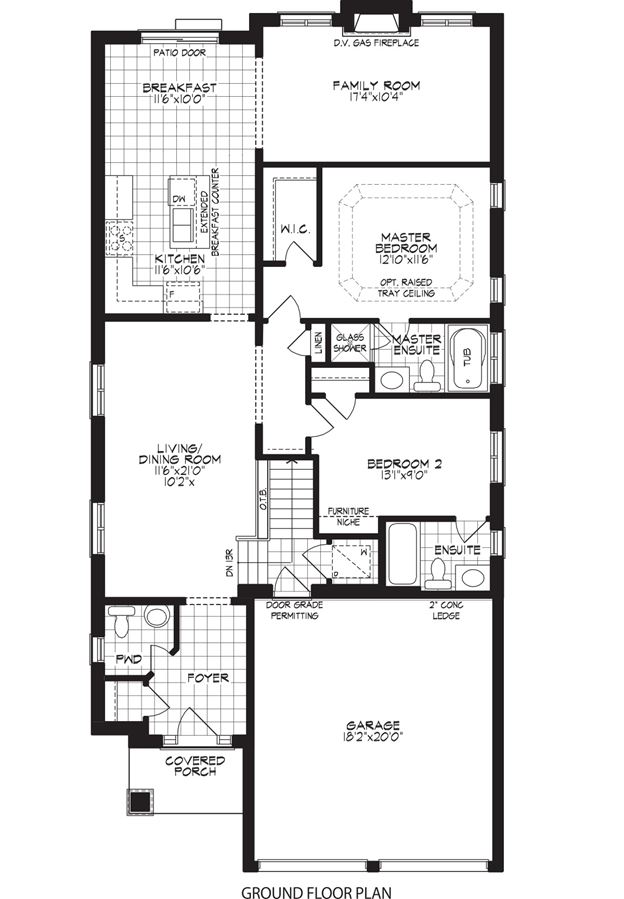 West Ridge Trailside Victoria B Floor Plan, Orillia ON Livabl