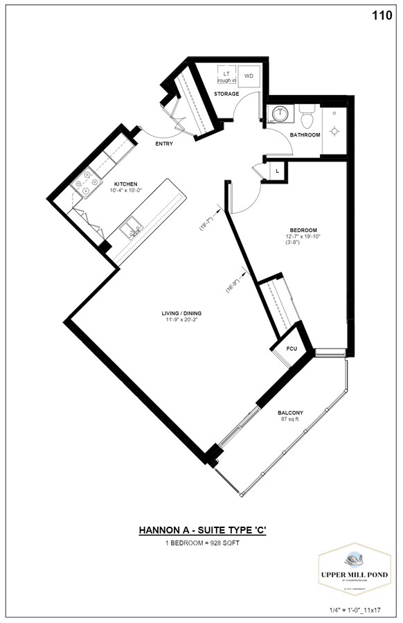 St. Elizabeth Village Hannon A Floor Plan, Hamilton ON Livabl