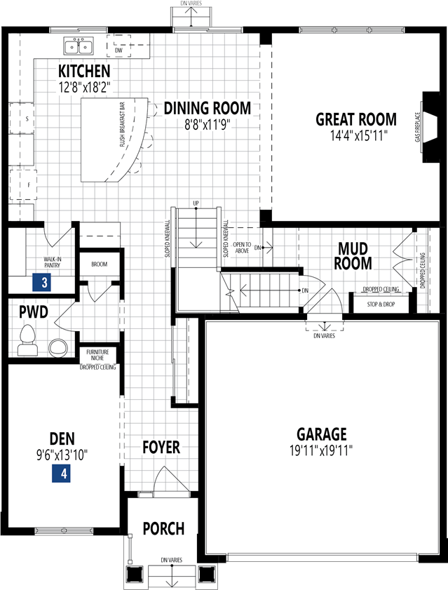 Residence 166 Yorkstone Way SW at Yorkville by Mattamy Homes in Calgary, AB