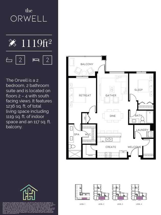 Camden Hall Condominiums Orwell Floor Plan, Regina SK Livabl