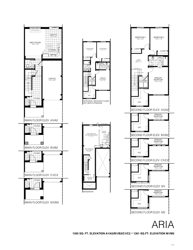 Splendour Aria Floor Plan, Niagara Falls ON Livabl