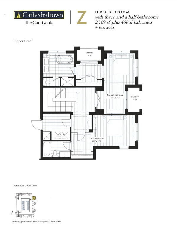 The Courtyards at Cathedraltown Z Floor Plan, Markham ON Livabl