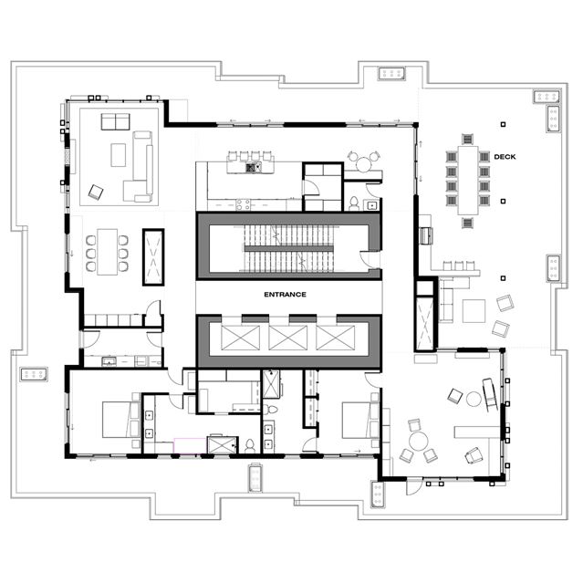 View of Trillium at City Gardens - Master Penthouse Floor Plan, Kamloops BC ...