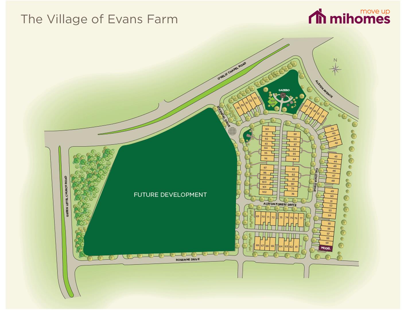 Village at Evans Farm in Cary, NC Prices, Plans, Availability