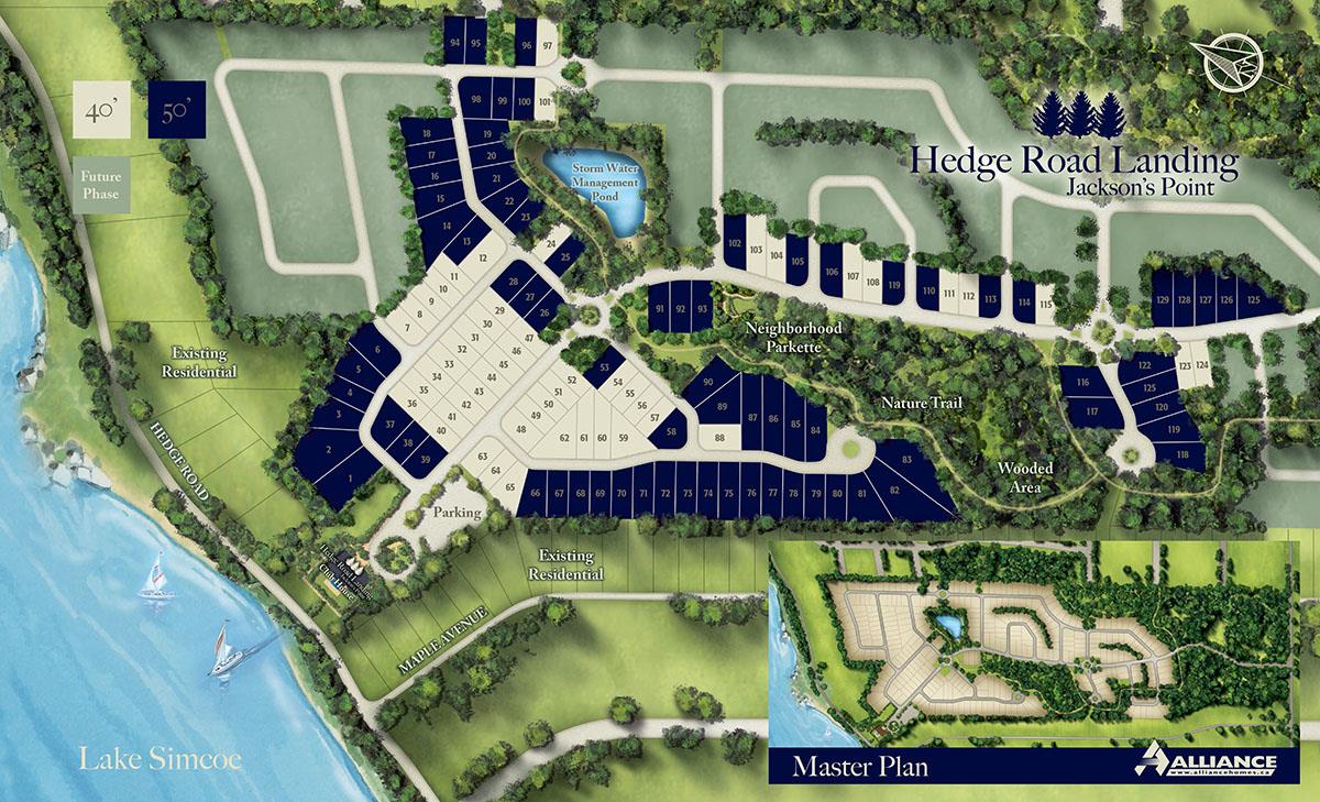 Hedge Road Landing Jackson’s Point in ON Prices, Plans