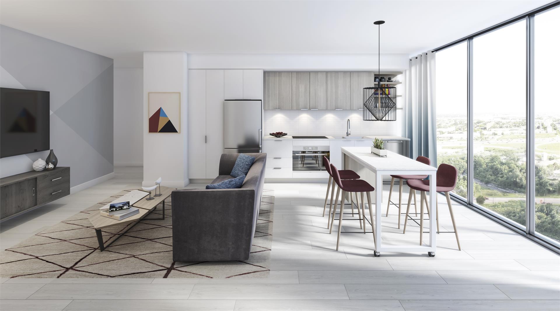 SuperSonic Condos的内部照片