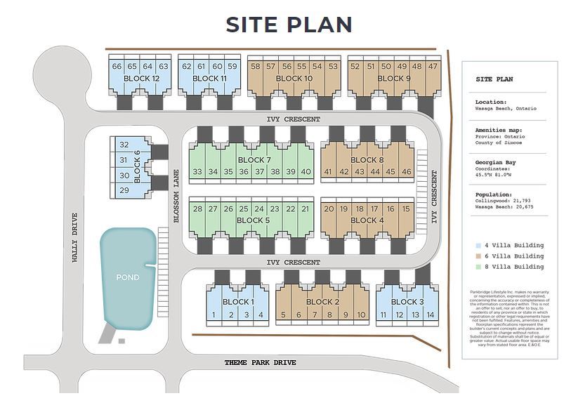 The Villas at Wasaga Meadows in Wasaga Beach, ON Prices, Plans