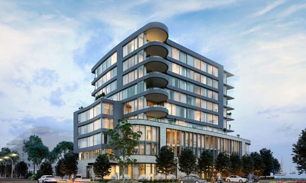 Exterior photo of 55 Port Condos