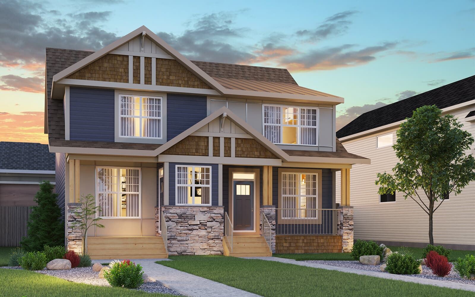 Duplex at Livingston in Calgary, AB Prices, Plans, Availability