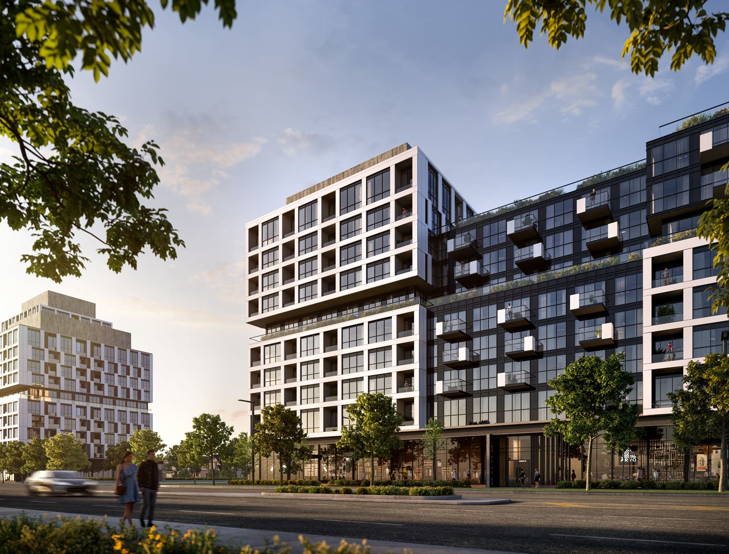 Exterior photo of Verge Condos