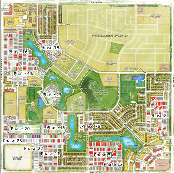 Village at Griesbach in Edmonton, AB Prices, Plans, Availability