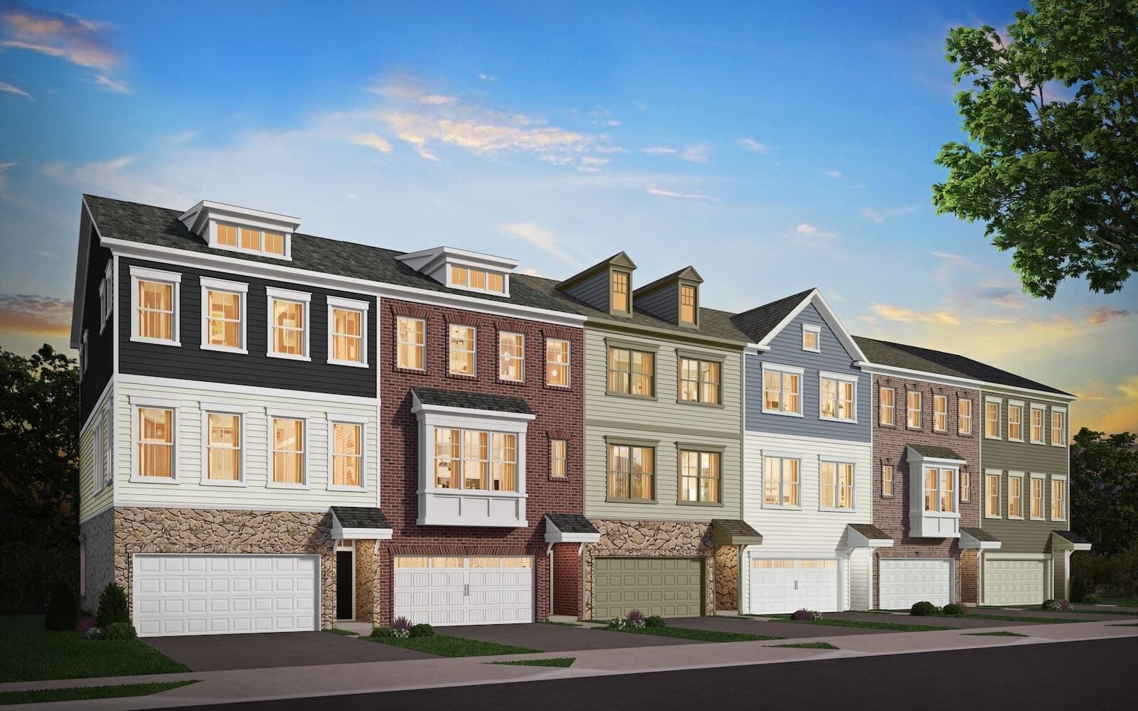 Dowden's Station Townhome Collection in Clarksburg, MD Prices