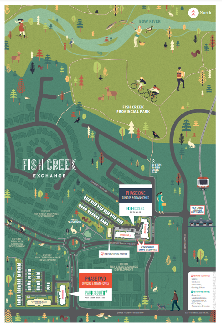 Fish Creek Exchange Building 1 in Calgary, AB Prices, Plans, Availability
